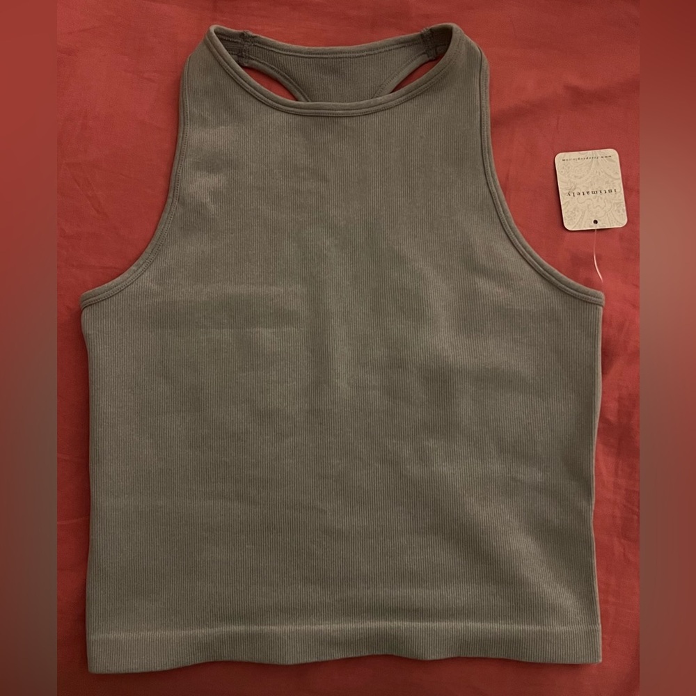 Free People Gray Tank Top